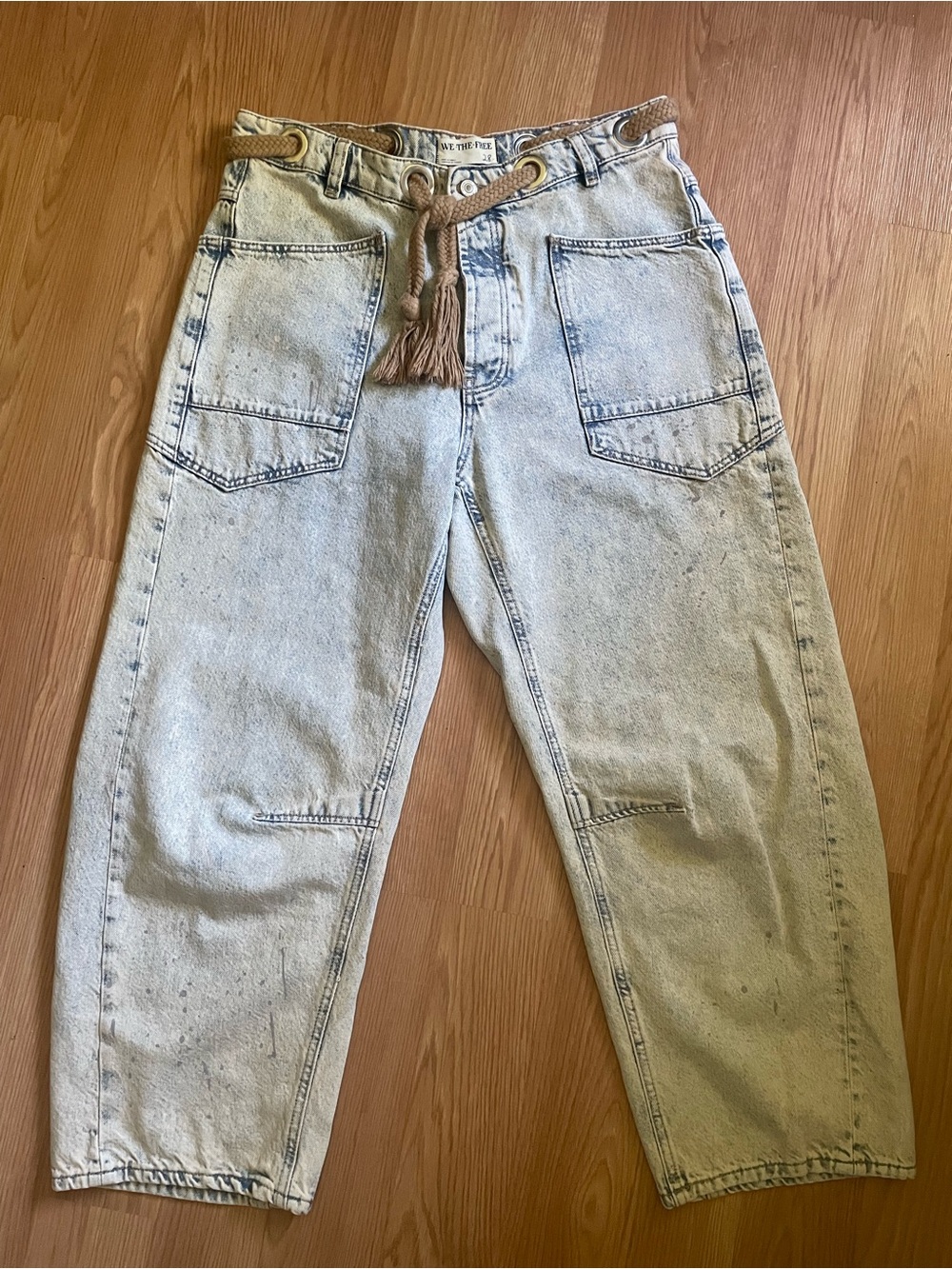 We The Free Moxie Pull-On Barrel Jeans - Picture 3 of 7